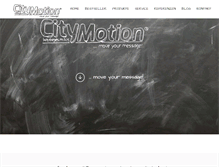 Tablet Screenshot of citymotion.at